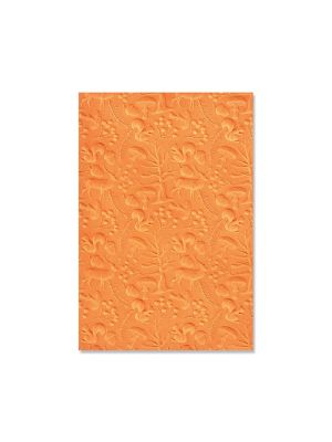 Reliefna embossing srajčka 3D Sizzix 10,8x15,88cm - Winter Woodland, zimski gozd, gobe, veverica, jelen_0630454282426