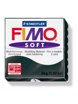 Fimo masa- soft, 56 g, črna 9, modelirna masa